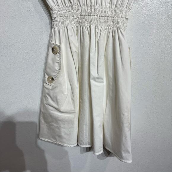 Self Portrait White Hudson Mini Dress Sz 6 - Picture 4 of 14